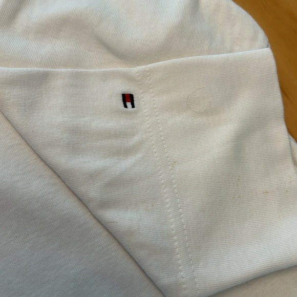 TOMMY HILFIGER Women’s White Button Up Cardigan Size Large Vintage - Picture 4 of 8